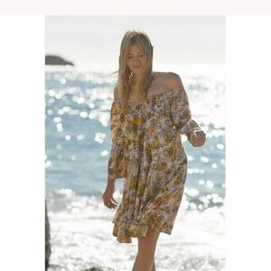 Daily Practice by Anthropologie Mollie Tunic Dress Floral Printed Medium